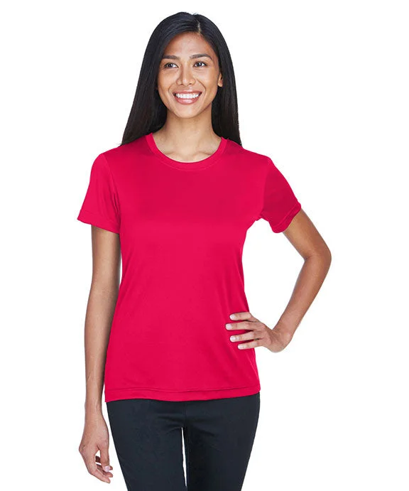 8620L - UltraClub Ladies Cool & Dry Basic Performance T-Shirt | Red