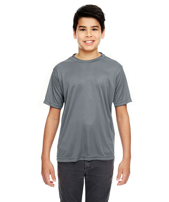 8620Y - UltraClub Youth Cool & Dry Basic Performance T-Shirt | Charcoal