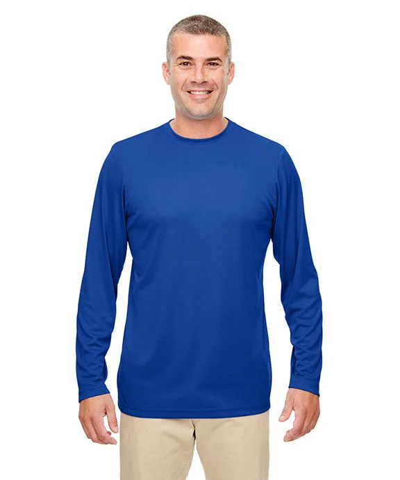 8622 - UltraClub Mens Cool & Dry Performance Long-Sleeve Top | Royal