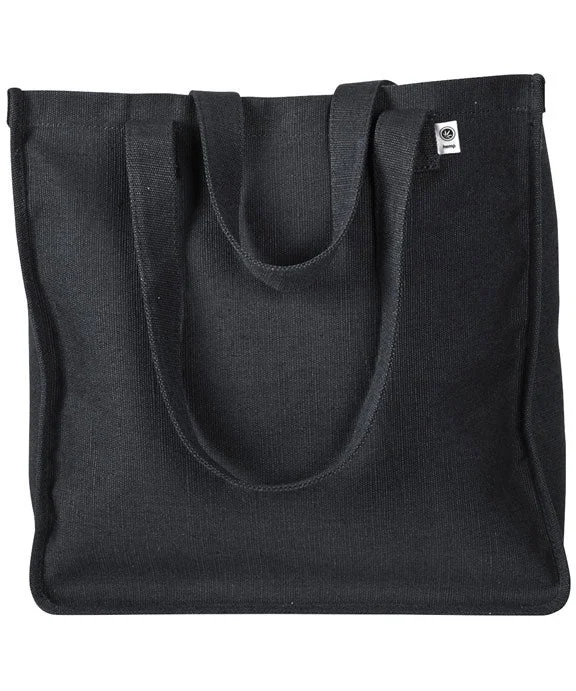 EC8015 - econscious 6.8 oz. Hemp Market Tote Bag | Black