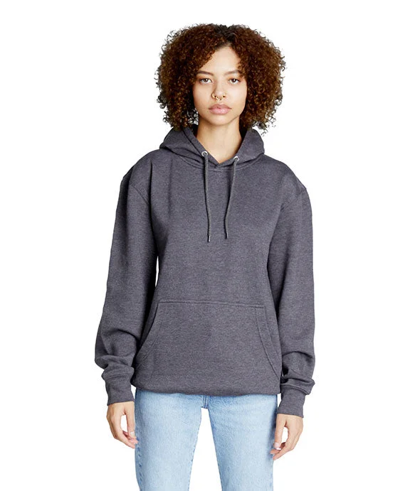 LS18002 - Lane Seven Unisex Future Fleece Hooded Sweatshirt | Heather Charcoal