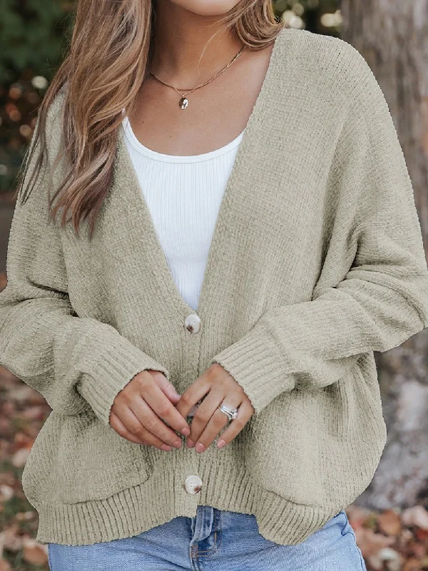 Relaxed Fit Knit Cardigan