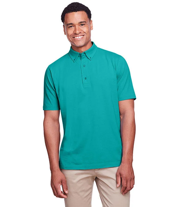 UC105 - UltraClub Mens Lakeshore Stretch Cotton Performance Polo Shirt | Jade