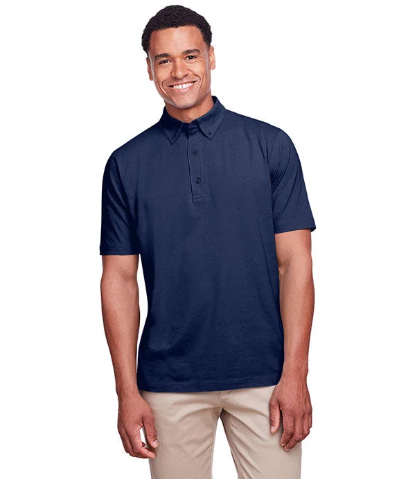 UC105 - UltraClub Mens Lakeshore Stretch Cotton Performance Polo Shirt | Navy