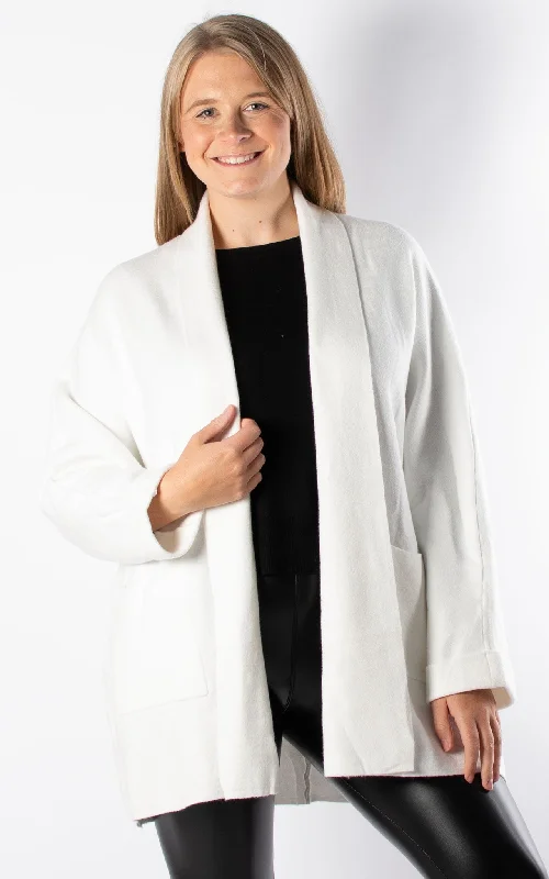 Amber Cardigan | Winter WhiteUnisex cardigan