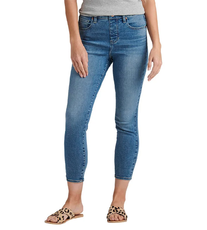 Jag High Rise Valentina Skinny Crop In Boardwalk