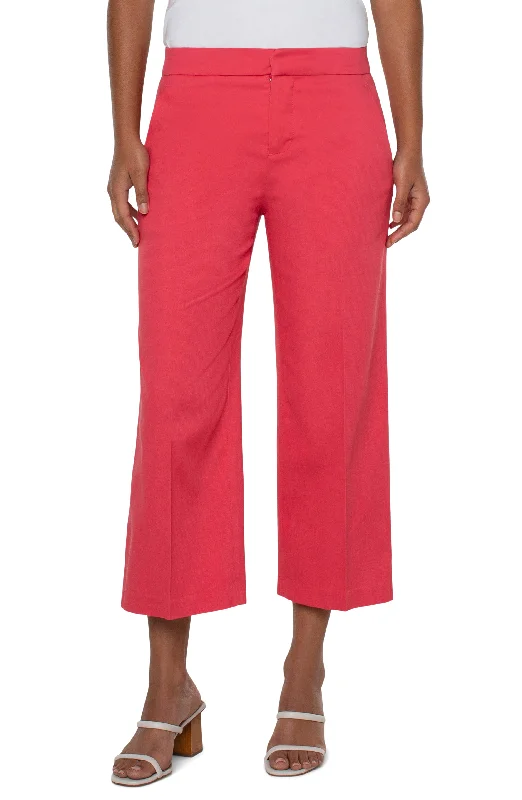 Liverpool Cropped Trouser 26in In Watermelon